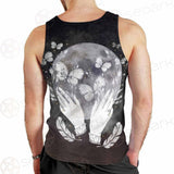 Wicca Moon And Hands SED-0152 Men Tank-tops