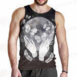 Wicca Moon And Hands SED-0152 Men Tank-tops