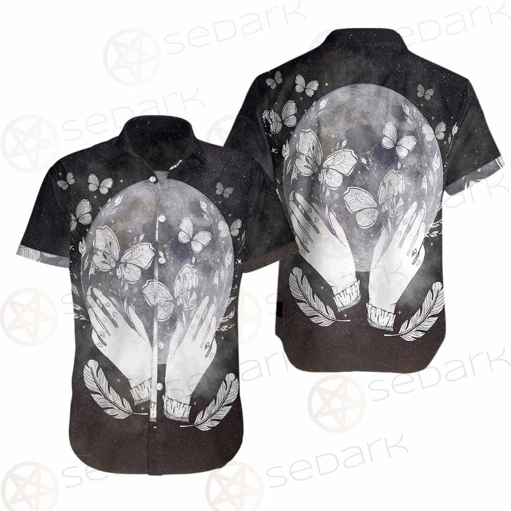 Wicca Moon And Hands SED-0152 Shirt Allover