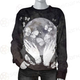 Wicca Moon And Hands SED-0152 Unisex Sweatshirt