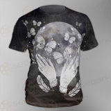 Wicca Moon And Hands SED-0152 Unisex T-shirt