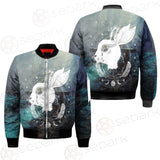 Wicca Rabbit Pattern SED-0153 Bomber Jacket