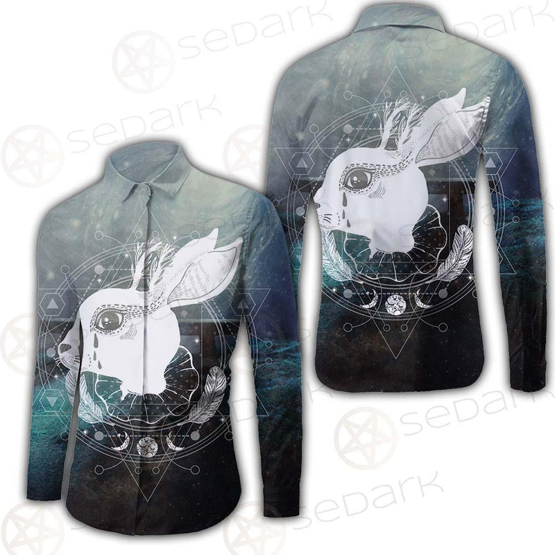 Wicca Rabbit Pattern SED-0153 Long Sleeve Shirt