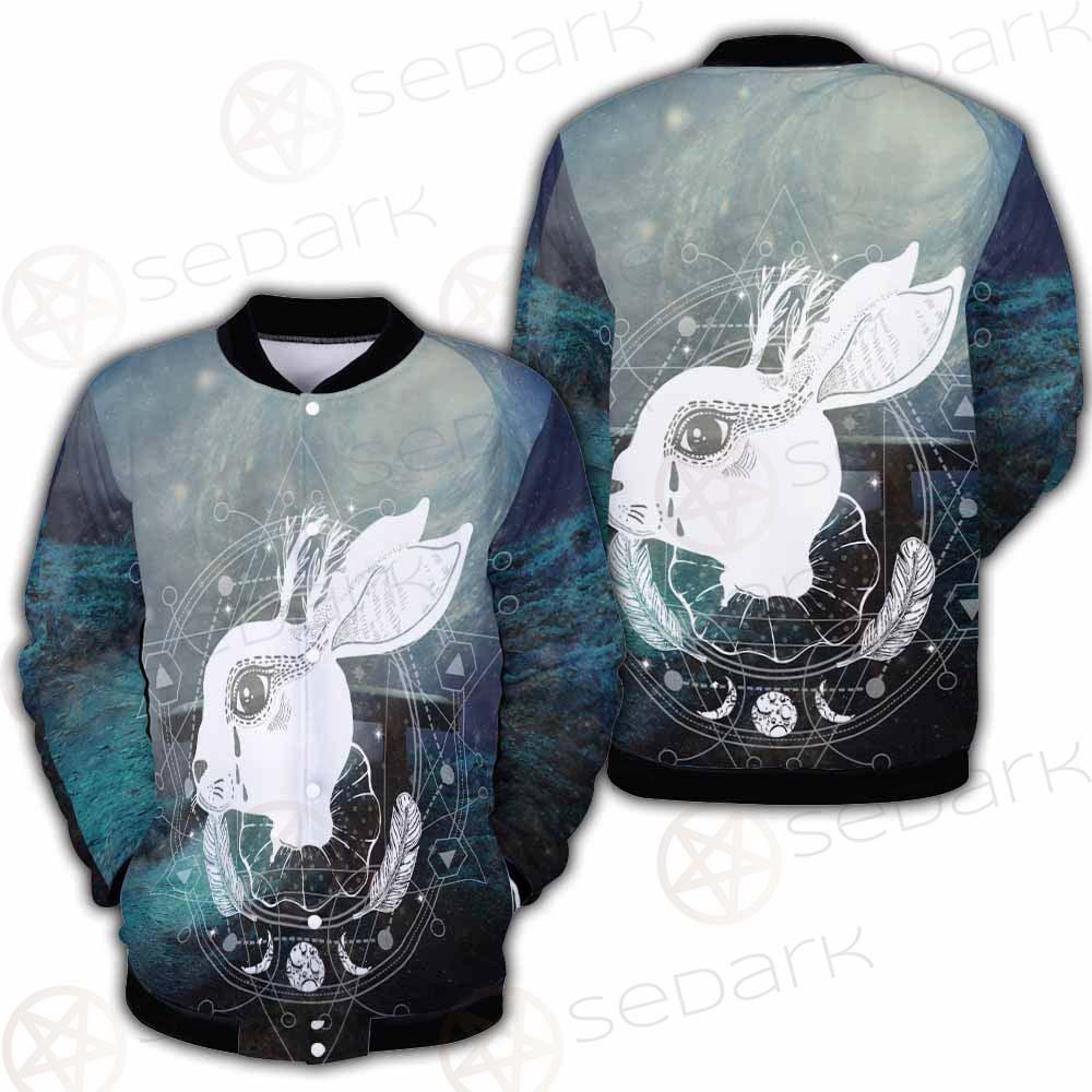 Wicca Rabbit Pattern SED-0153 Button Jacket