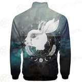 Wicca Rabbit Pattern SED-0153 Stand-up Collar Jacket