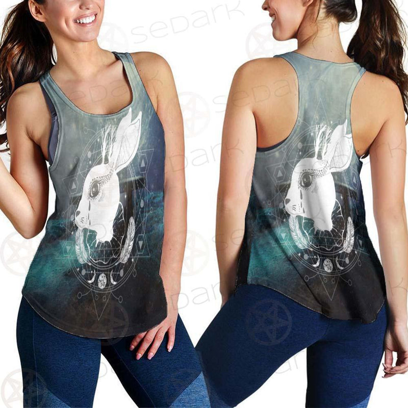 Wicca Rabbit Pattern SED-0153 Women Tank Top