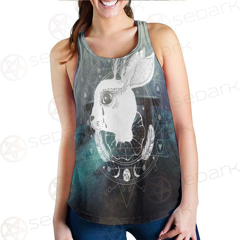 Wicca Rabbit Pattern SED-0153 Women Tank Top