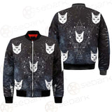 Witch Cat Pattern SED-0154 Bomber Jacket