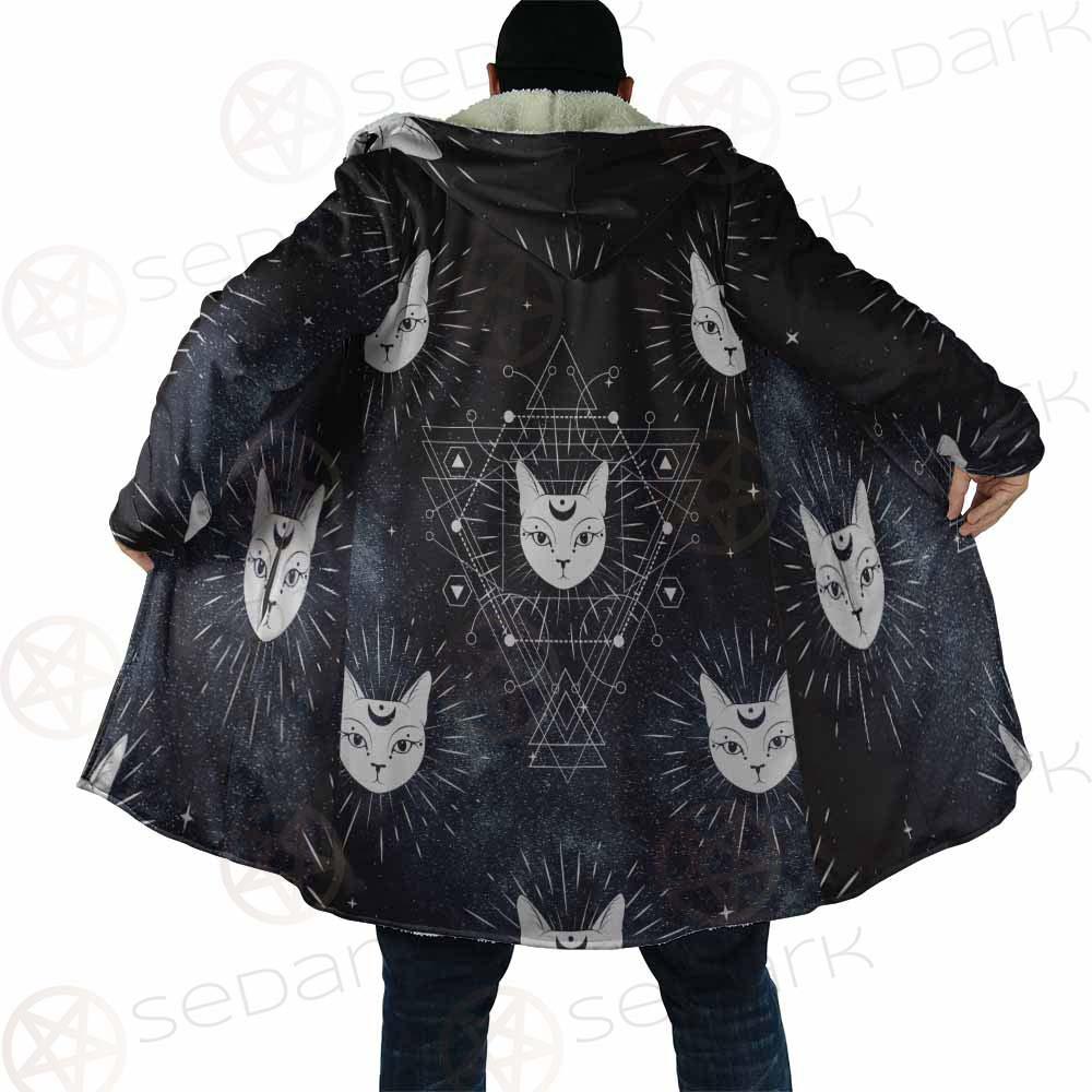 Witch Cat Pattern SED-0154  Cloak no bag