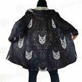 Witch Cat Pattern SED-0154 Cloak with bag