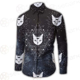Witch Cat Pattern SED-0154 Long Sleeve Shirt