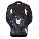 Witch Cat Pattern SED-0154 Button Jacket