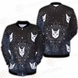 Witch Cat Pattern SED-0154 Button Jacket