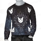 Witch Cat Pattern SED-0154 Unisex Sweatshirt