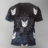 Witch Cat Pattern SED-0154 Unisex T-shirt