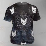 Witch Cat Pattern SED-0154 Unisex T-shirt