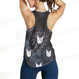 Witch Cat Pattern SED-0154 Women Tank Top