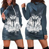 Wicca Hands SED-0155 Hoodie Dress