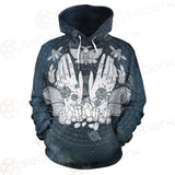 Wicca Hands SED-0155 Hoodie Allover