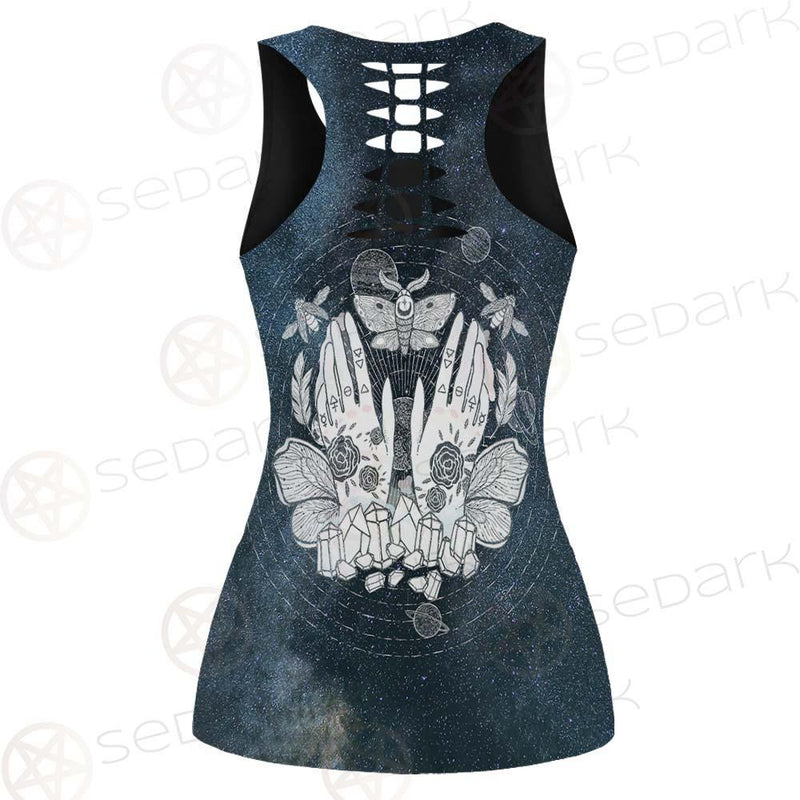 Wicca Hands SED-0155 Hollow Out Tank Top