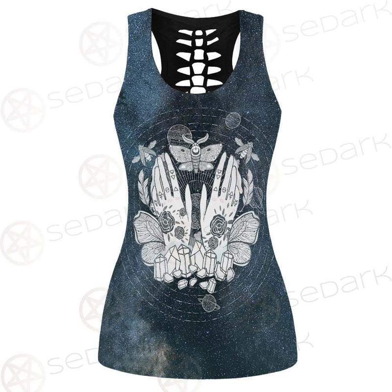 Wicca Hands SED-0155 Hollow Out Tank Top