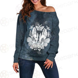 Wicca Hands SED-0155 Off Shoulder Sweaters