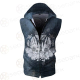 Wicca Hands SED-0155 Zip Sleeveless Hoodie