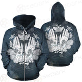 Wicca Hands SED-0155 Zip-up Hoodies