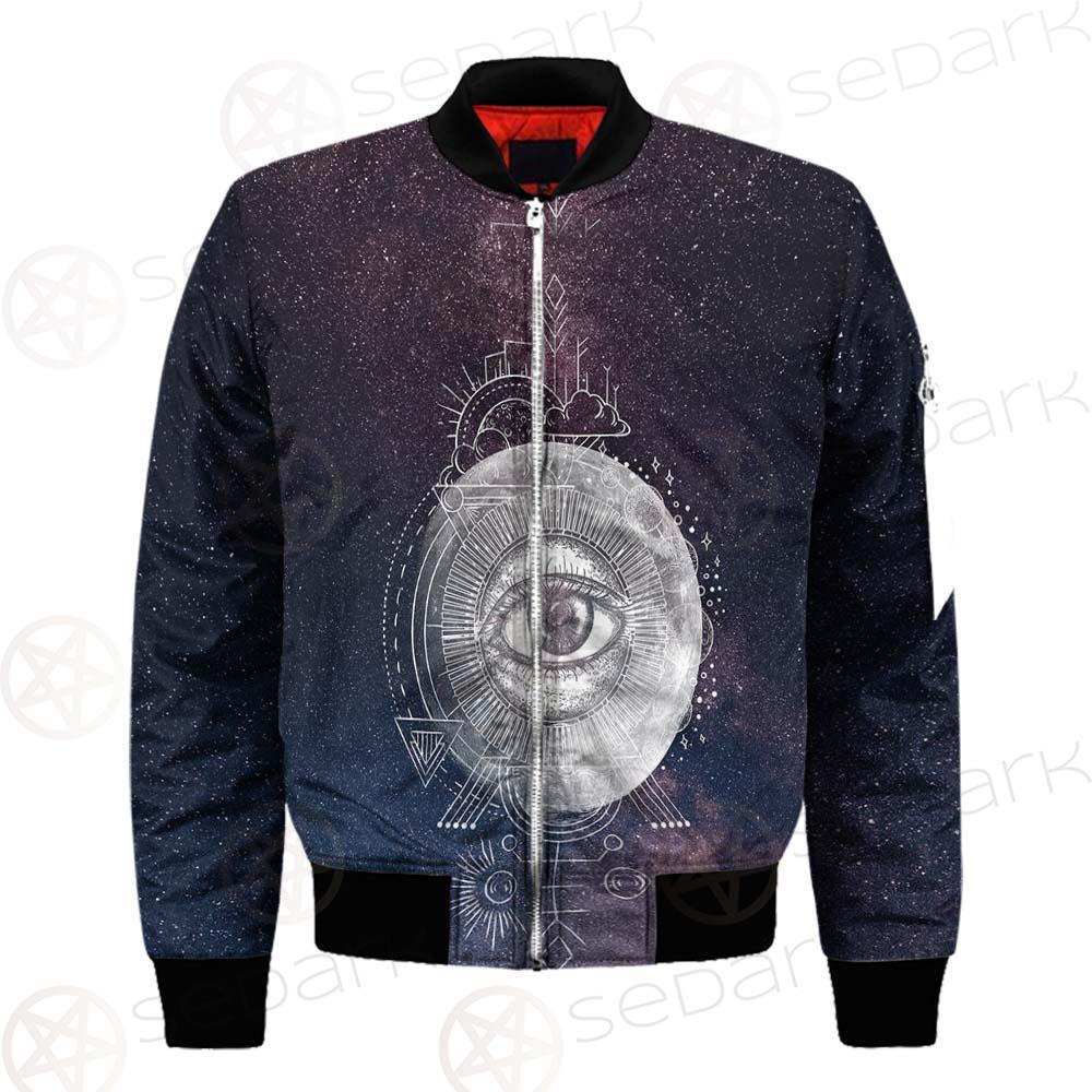 Wicca Pattern In Hands SED-0156 Bomber Jacket