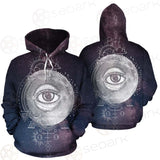 Wicca Pattern In Hands SED-0156 Hoodie Allover