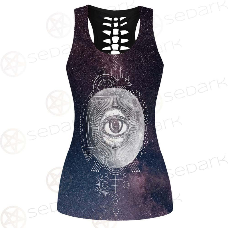 Wicca Pattern In Hands SED-0156 Hollow Out Tank Top