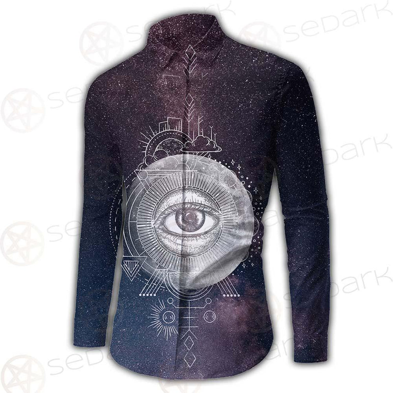 Wicca Pattern In Hands SED-0156 Long Sleeve Shirt