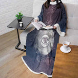 Wicca Pattern In Hands SED-0156 Sleeved Blanket