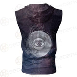 Wicca Pattern In Hands SED-0156 Zip Sleeveless Hoodie