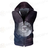 Wicca Pattern In Hands SED-0156 Zip Sleeveless Hoodie