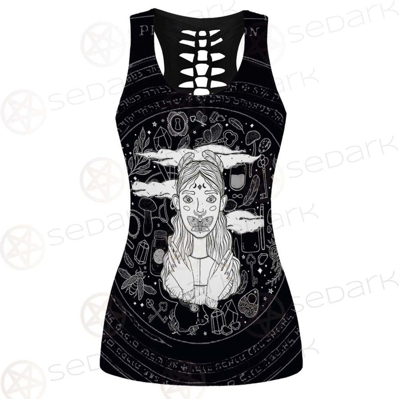 Eye Off The Moon SED-0157 Hollow Out Tank Top