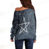 Wicca Girl SED-0158 Off Shoulder Sweaters