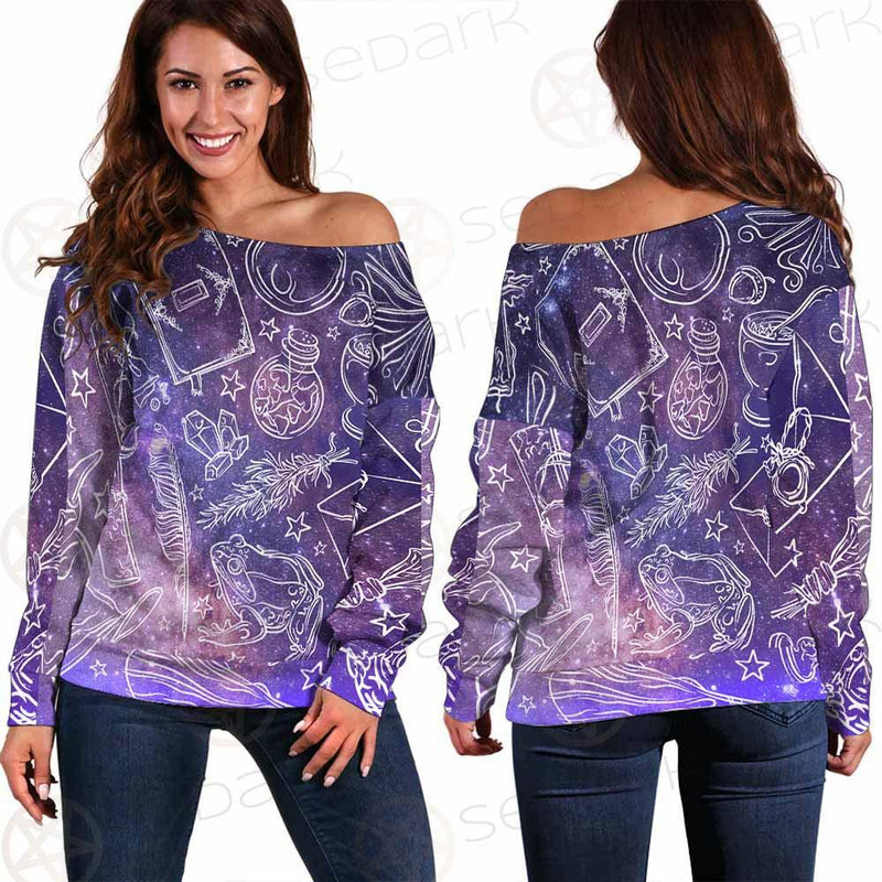 Wicca Star SED-0159 Off Shoulder Sweaters
