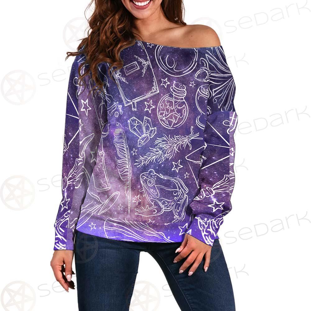 Wicca Star SED-0159 Off Shoulder Sweaters