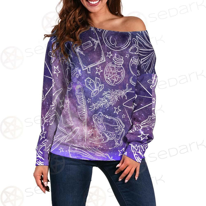 Wicca Star SED-0159 Off Shoulder Sweaters