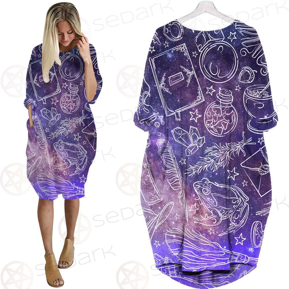 Wicca Star SED-0159 Batwing Pocket Dress