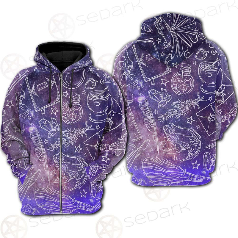 Wicca Star SED-0159 Hoodie Raglan Zip