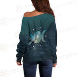 Wicca Pattern SED-0160 Off Shoulder Sweaters