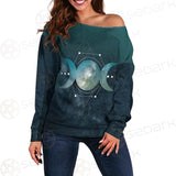 Wicca Pattern SED-0160 Off Shoulder Sweaters