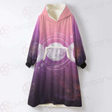 Triple Moon Wicca SED-0161 Oversized Sherpa Blanket Hoodie