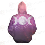 Triple Moon Wicca SED-0161 Hoodie Allover