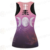 Triple Moon Wicca SED-0161 Hollow Out Tank Top