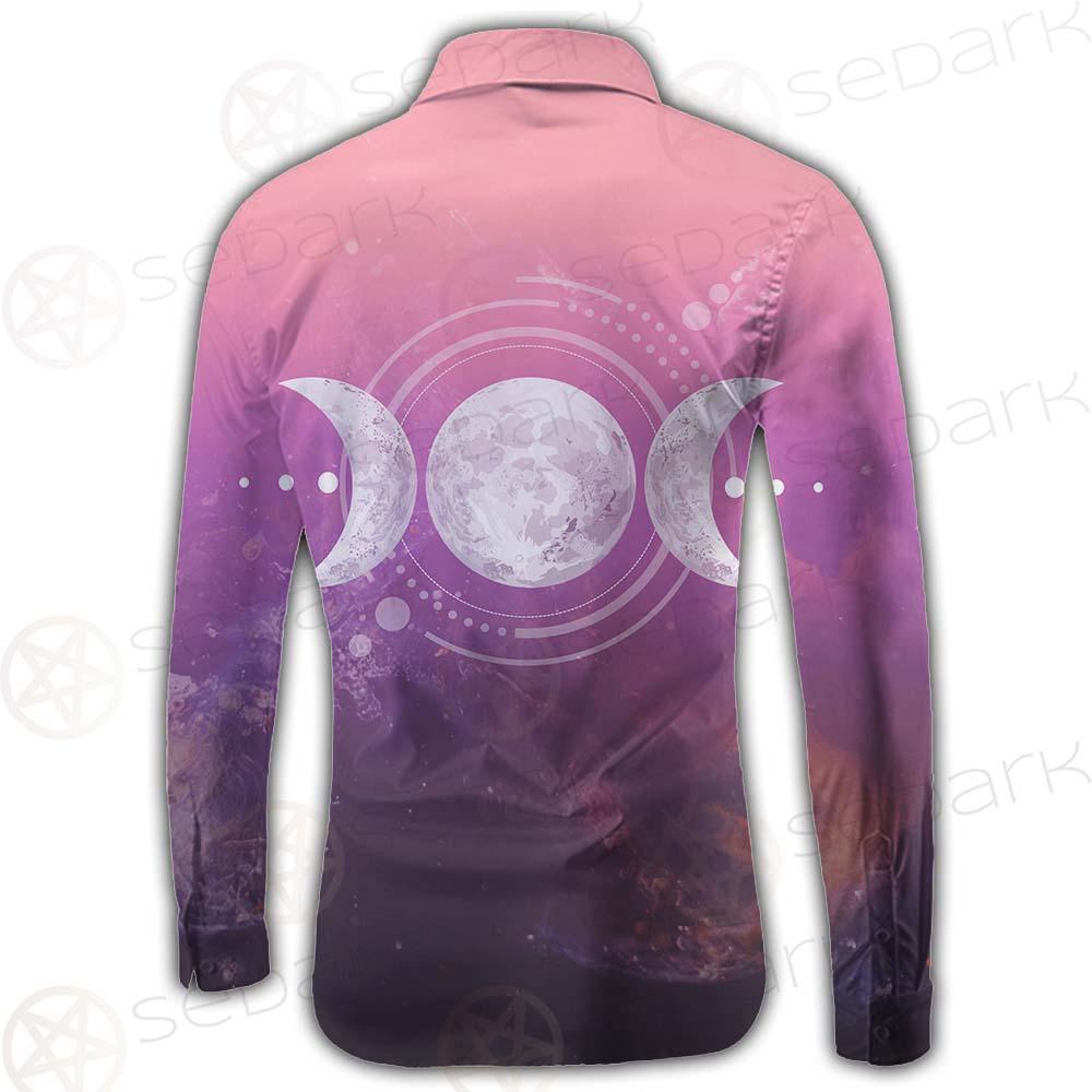 Triple Moon Wicca SED-0161 Long Sleeve Shirt
