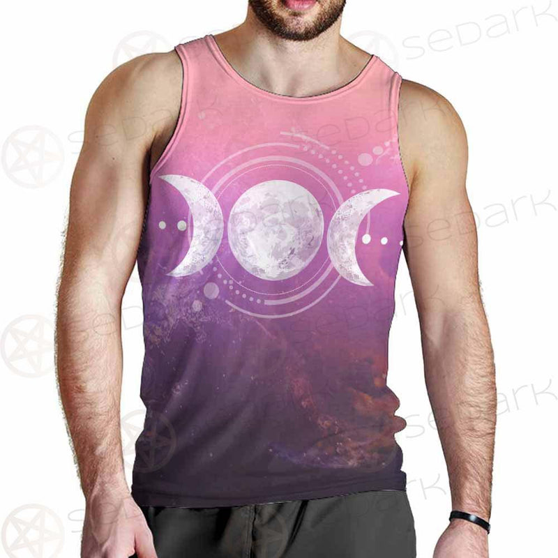 Triple Moon Wicca SED-0161 Men Tank-tops