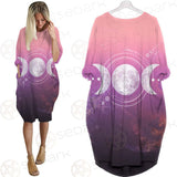 Triple Moon Wicca SED-0161 Batwing Pocket Dress